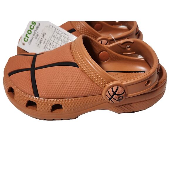 Crocs Basketball Themed Clog Shoes Little Kids size 10 - Picture 1 of 8
